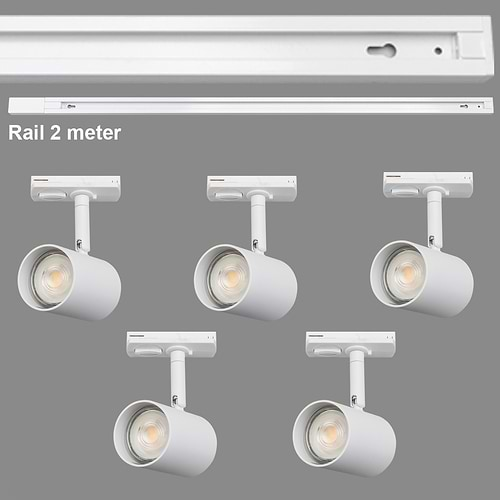 05-R8501-31. Enkelfasige railset van het merk ETH. Railset wit