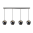 05-HL4396-30. Moderne hanglamp 4-lichts