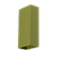 05-WL1330-33. Strakke groene wandlamp serie David van het merk ETH. Er kunnen twee GU10 LED spotjes in de wandlamp. De ene schijnt dan naar boven