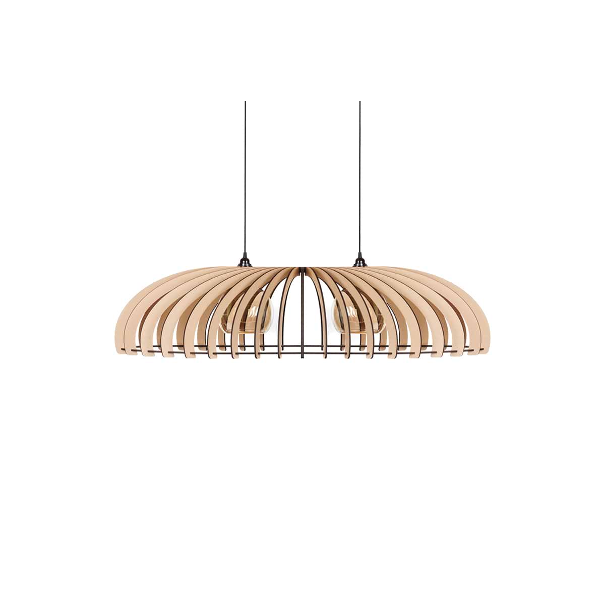 Houten hanglamp