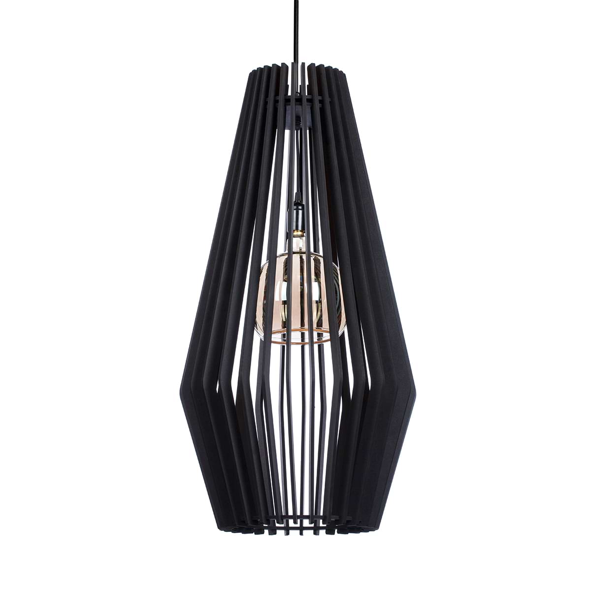 Houten hanglamp