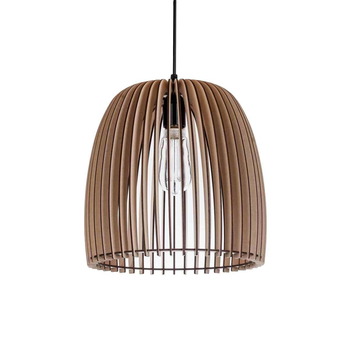 Houten hanglamp