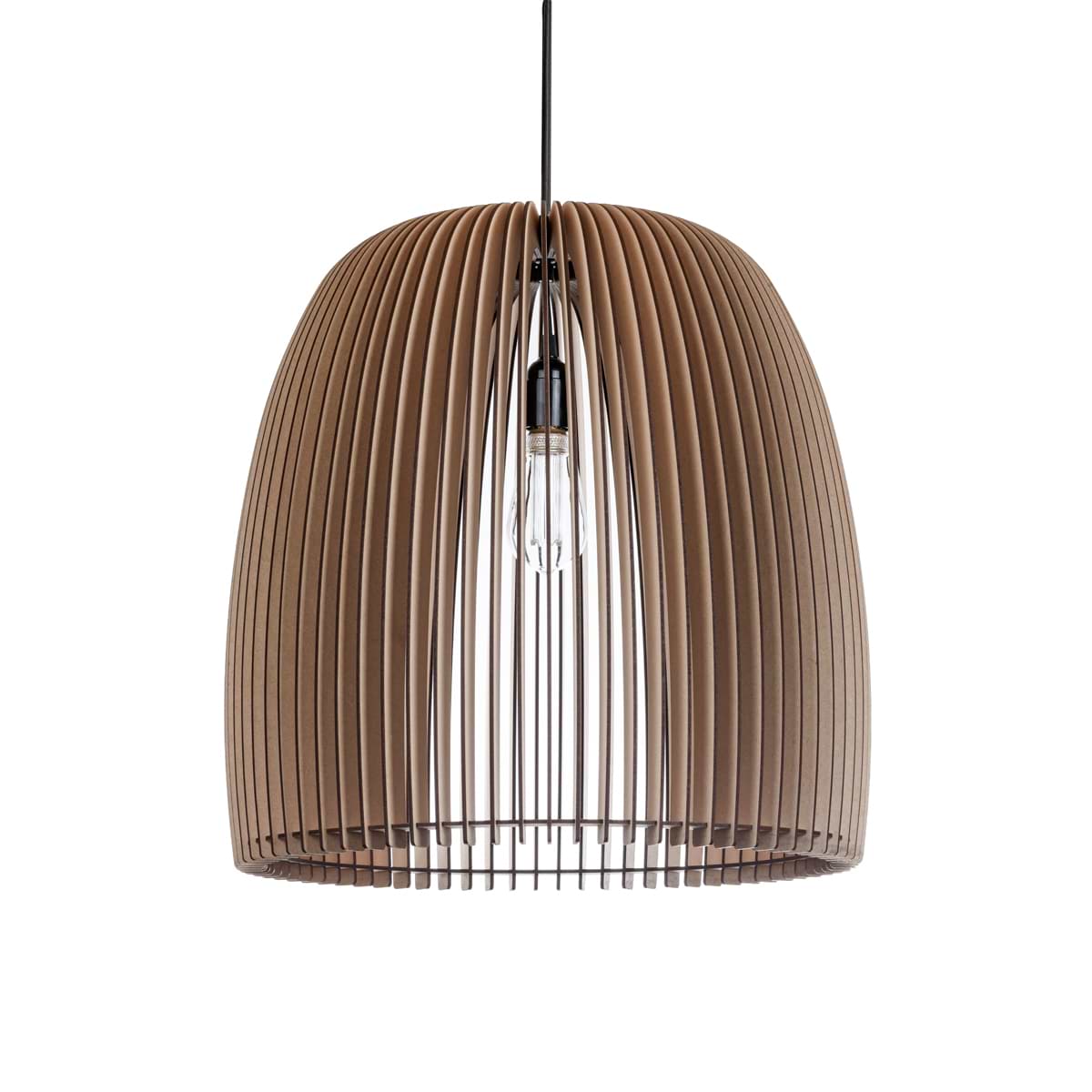 Houten hanglamp