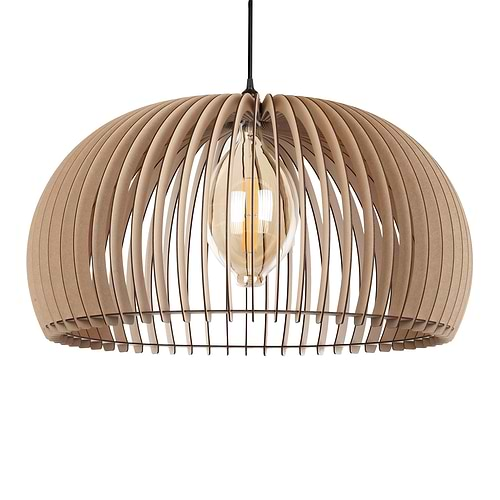 Houten hanglamp