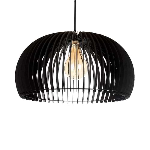 Houten hanglamp