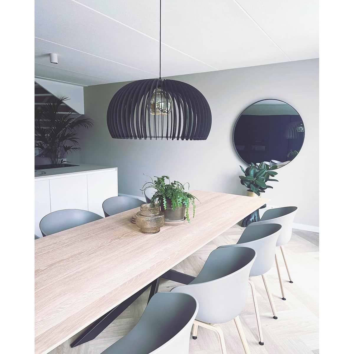 Houten hanglamp