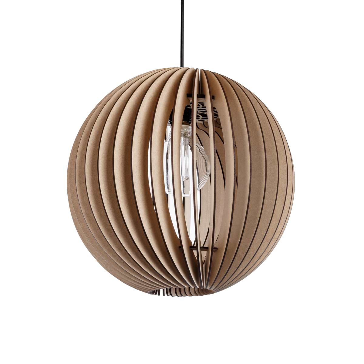 Houten hanglamp