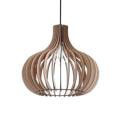 Houten hanglamp