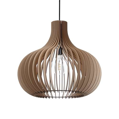 Houten hanglamp