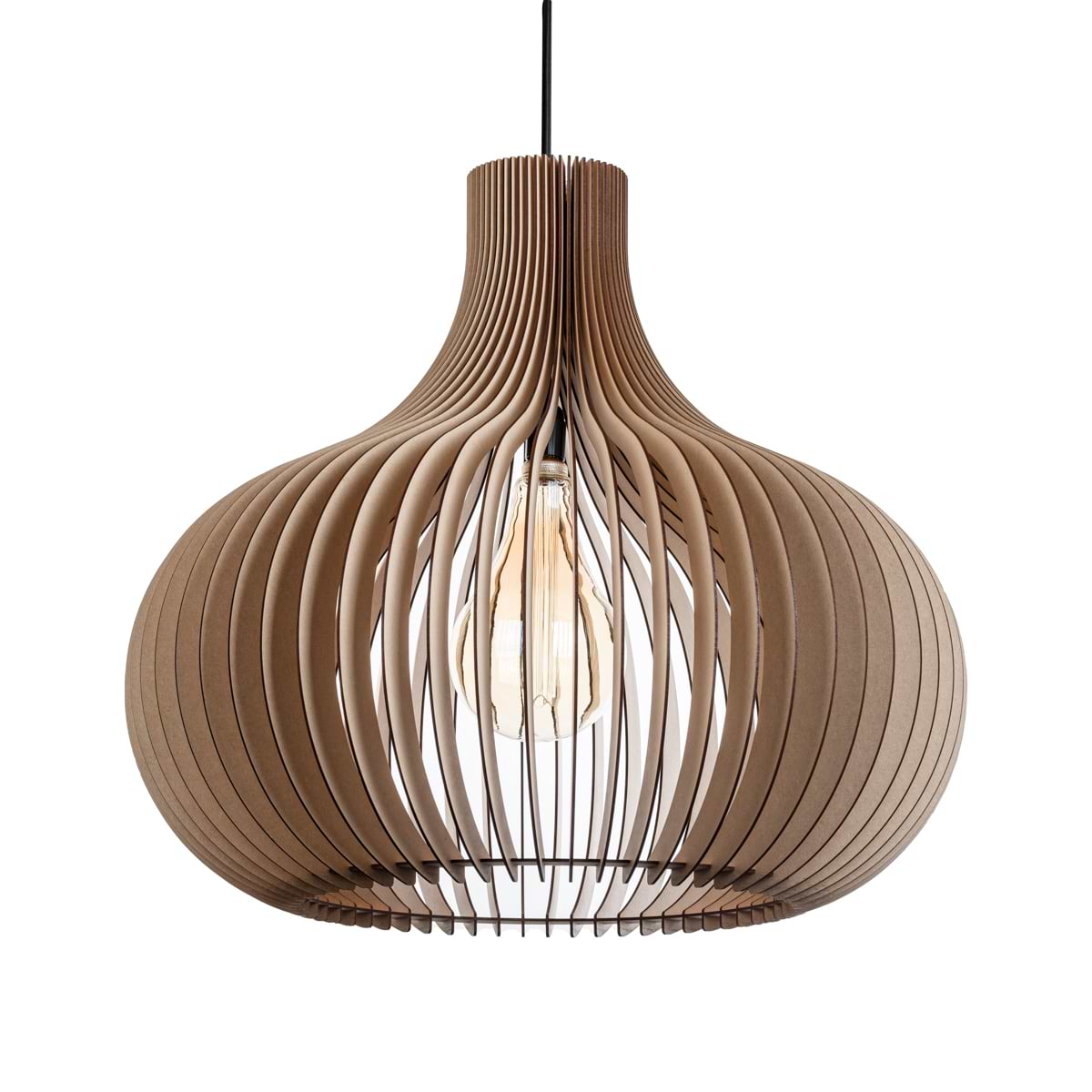 Houten hanglamp