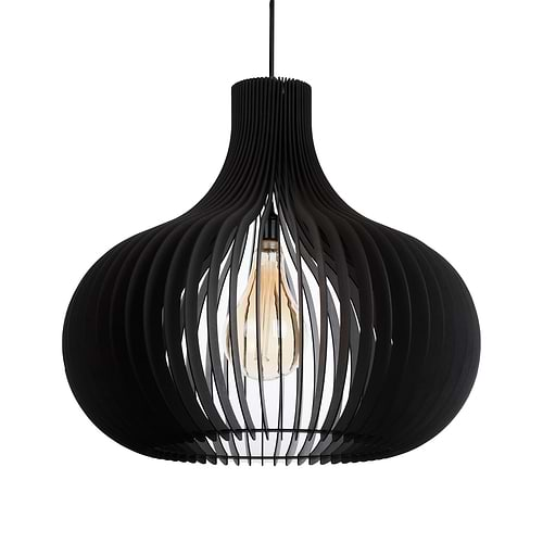 Houten hanglamp