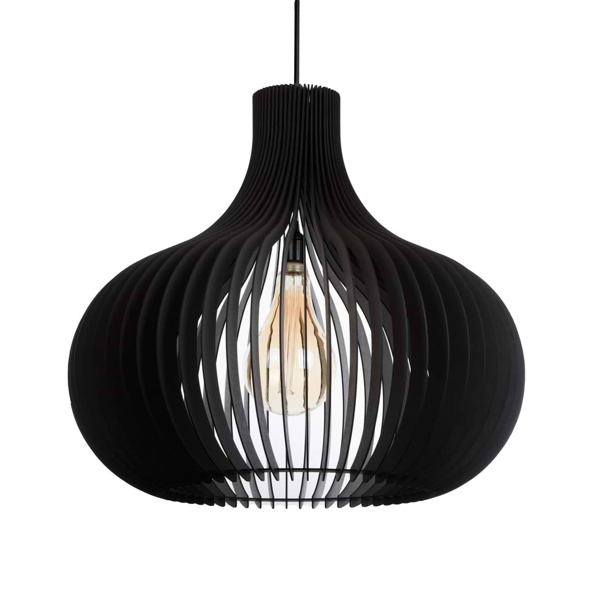 Houten hanglamp
