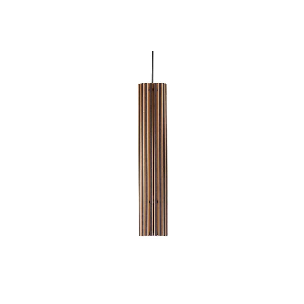 Houten hanglamp