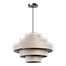 05-HL4397-59. Een sfeervolle creme-kleurige hanglamp van vilt. Serie Jones van het merk ETH. Deze Jones hanglamp is ook verkrijgbaar in de kleuren antraciet en groen. Zoek in onze website op 'Jones'.