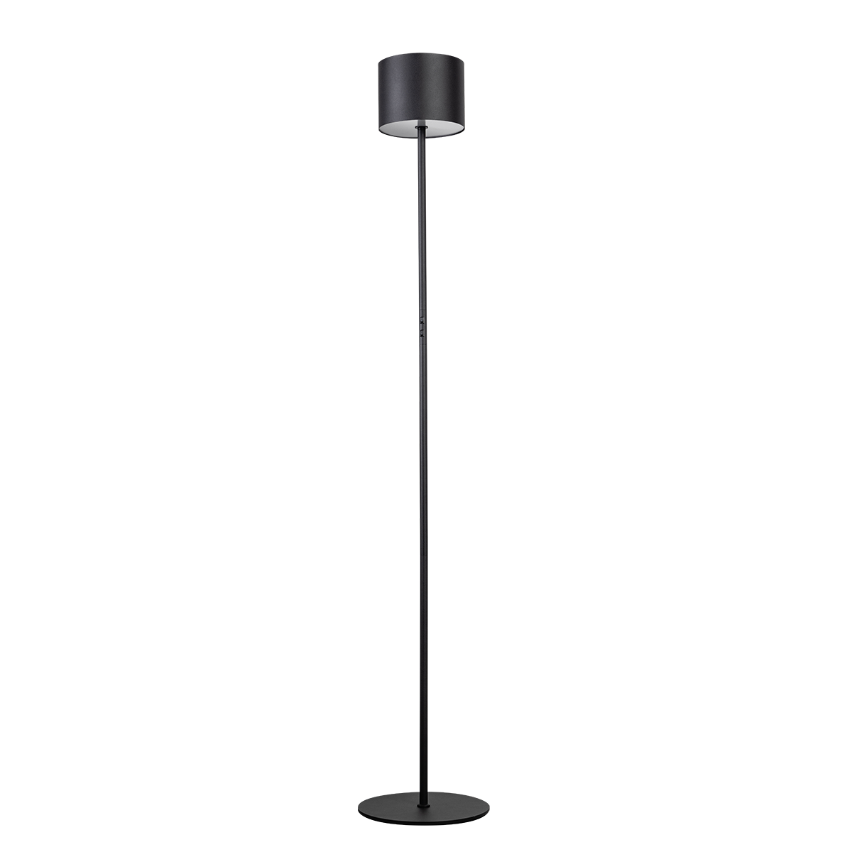 05-VL8361-30. Mooie strakke vloerlamp Maverick. Metaal met kunststof kap
