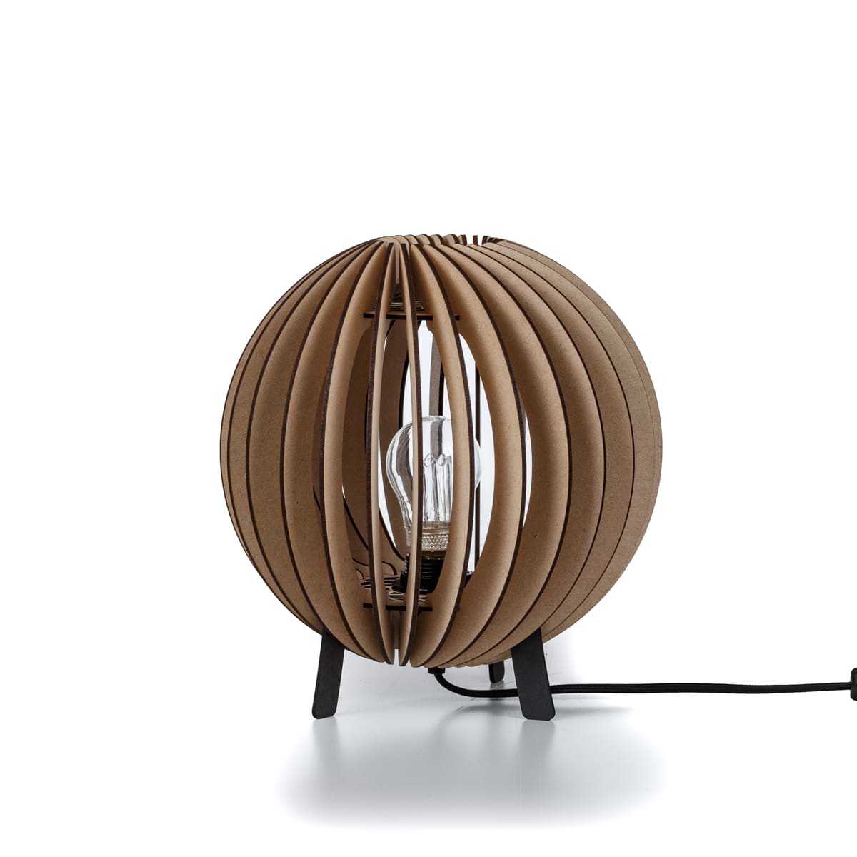 Houten tafellamp