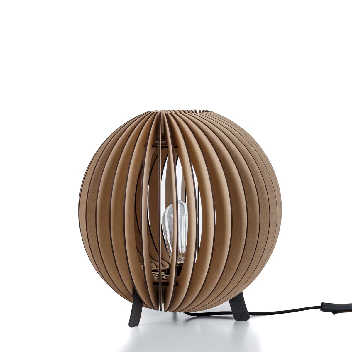 Houten tafellamp