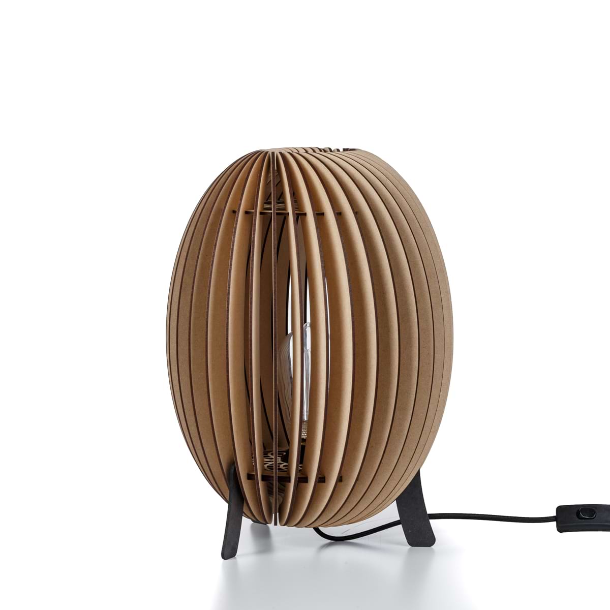 Houten tafellamp