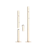 05-VL8222-59. Moderne zandkleurige strakke vloerlamp