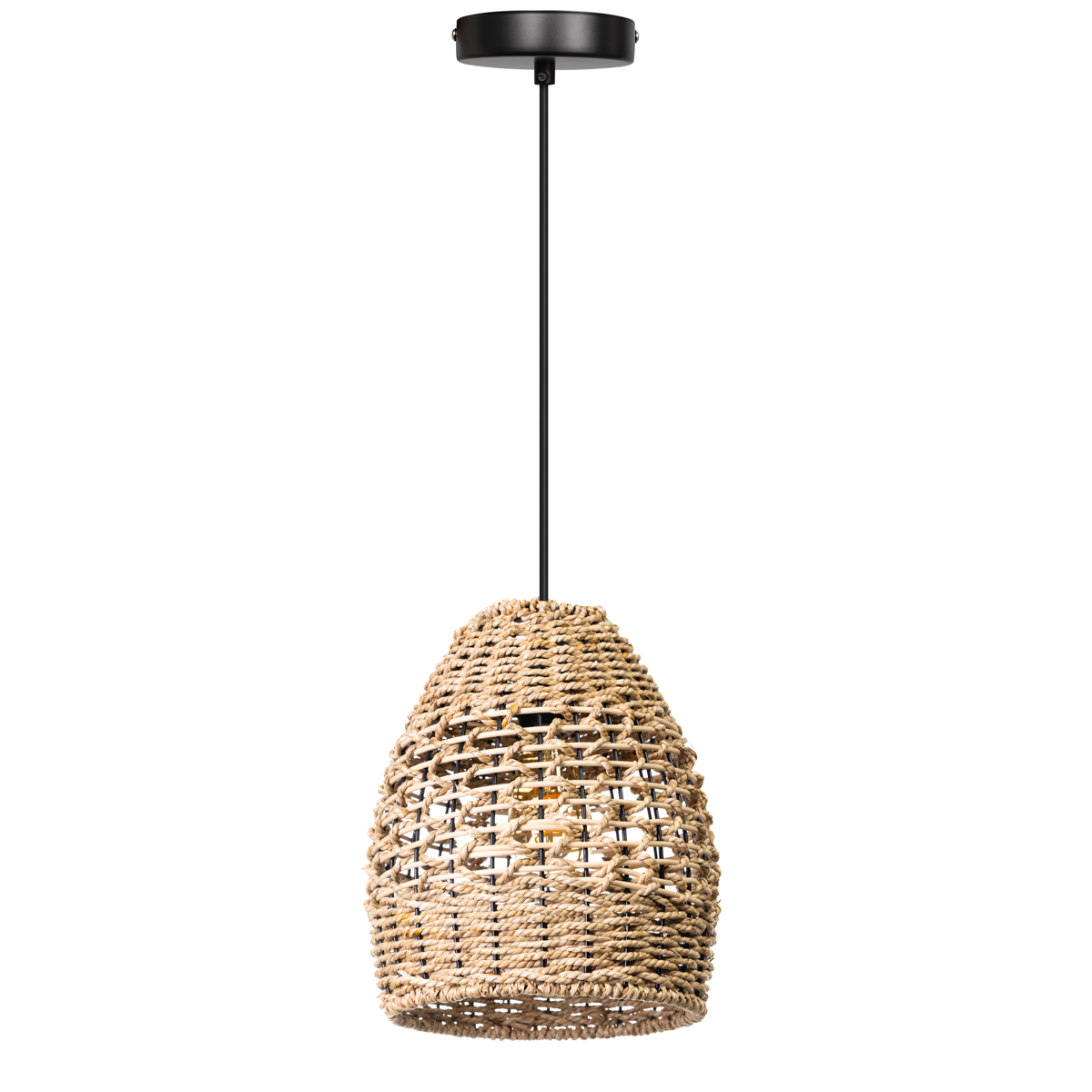 Mooie sfeervolle hanglamp van touw