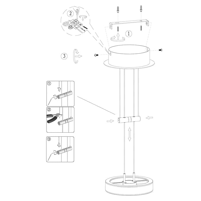 Moderne design hanglamp. Ideale hanglamp boven kookeiland. De lamp is in hoogte verstelbaar, heeft een ingebouwde LED lichtbron en is dimbaar via een externe wand dimmer/schakelaar. De lamp geeft warm wit licht. 3500ZW Steinhauer.