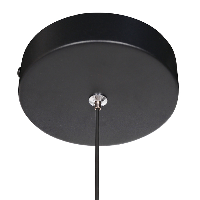 Plafondplaat 3840ZW Mexlite hanglamp. Maak kennis met de hanglamp Geripu 3840ZW met één lichtbron. Deze lamp heeft een kunststof behuizing van 15 cm in diameter en een geribbeld design. De ingebouwde 8 watt ledmodule biedt warm licht met een kleurtemperatuur van 2700 Kelvin en een lichtopbrengst van 700 lumen. De lamp is niet dimbaar. Door de unieke structuur van het kunststof ontstaat een bijzonder lichtspel, waardoor deze lamp een echte eyecatcher is in elk interieur