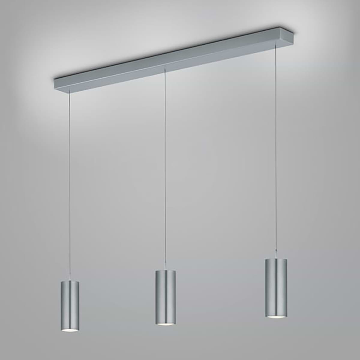 Moderne design hanglamp, 51.511.05, van de Duitse fabrikant Knapstein. Alle lampen van Knapstein zijn van zeer degelijke kwaliteit. Voor meer opties uit de serie: HELLI-3, kunt u de zoekfunctie gebruiken op onze site. Dan ziet u welke andere opties er binnen de serie zijn. Kleur: nikkel mat. Aantal lichtpunten: 6. Lichtbron: inclusief. Lichtregeling: - directe/indirecte verlichting, - boven- en onderverlichting kunnen afzonderlijk worden geschakeld en gedimd via 2 x gebarenbediening, - synchronisatiefunctie om de lichtintensiteit per lamplichaam gelijk te maken, - geheugenfunctie. Traploze hoogteverstelling in een bereik van ca. 750 - 2.300 mm. Hoekverstelling mogelijk dankzij individuele liftvering. Plafondbaldakijn met magnetische houder . Geen zichtbare schroeven in de plafondkap vanwege de magnetische houder.