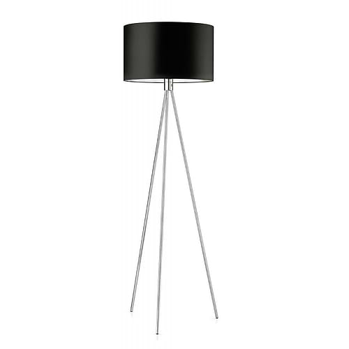 Moderne vloerlamp, 41.948.06-11* , van de Duitse fabrikant Knapstein. Met touch dimmer. Alle lampen van Knapstein zijn van zeer degelijke kwaliteit. Voor meer opties uit de serie: RUBY, kunt u de zoekfunctie gebruiken op onze site. Dan ziet u welke andere opties er binnen de serie zijn. Kleur: chrome. Lampenkap Chintz buitenzijde zwart, binnenzijde zilver. Aantal lichtpunten: 1. Lichtbron: exclusief. Breedte in mm: 520. Lengte/diepte in mm: 520.