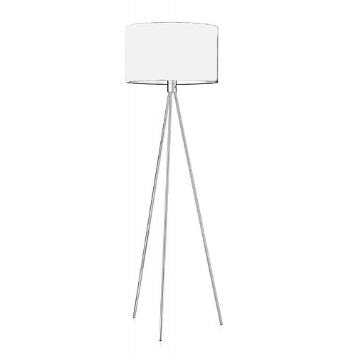 Moderne vloerlamp, 41.948.05-11*, van de Duitse fabrikant Knapstein. Met touch dimmer. Alle lampen van Knapstein zijn van zeer degelijke kwaliteit. Voor meer opties uit de serie: RUBY, kunt u de zoekfunctie gebruiken op onze site. Dan ziet u welke andere opties er binnen de serie zijn. Kleur: nikkel mat. Lampenkap Chintz wit, cylindrische vorm. Aantal lichtpunten: 1. Lichtbron: exclusief. Breedte in mm: 520. Lengte/diepte in mm: 520.