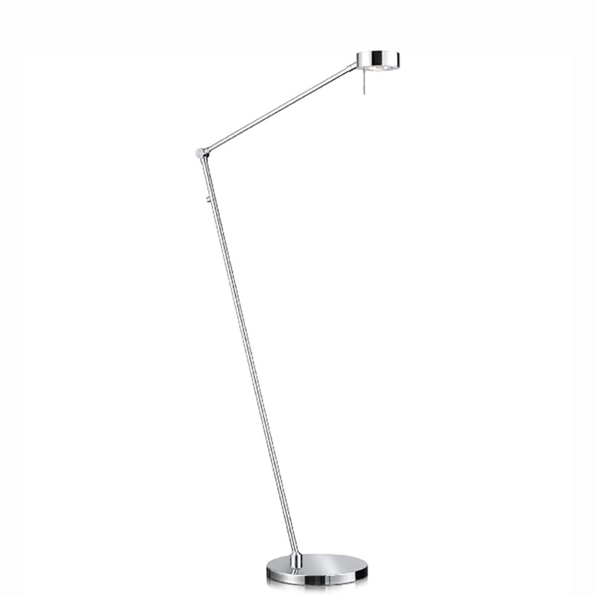 Moderne vloerlamp, leeslamp, 41.980.06, van de Duitse fabrikant Knapstein. Met gebarenbediening voor het aan- en uitschakelen van de lamp en het traploos dimmen. Lamp is draaibaar op de voet. Draai- en kiepbaar. Alle lampen van Knapstein zijn van zeer degelijke kwaliteit. Voor meer opties uit de serie: THEA-S, kunt u de zoekfunctie gebruiken op onze site. Dan ziet u welke andere opties er binnen de serie zijn. Kleur: chrome. Aantal lichtpunten: 1. Lichtbron: inclusief. Breedte in mm: 220. Lengte/diepte in mm: 605.