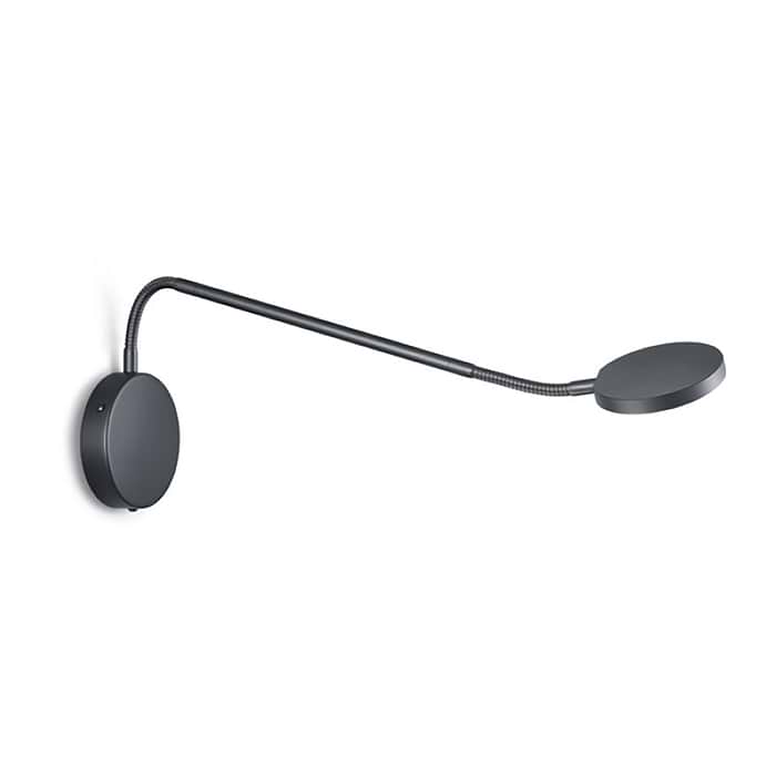 Wandlamp, leeslamp. Serie: THEA-W. Kleur: zwart. Artikelnummer 21.845.07. Duits fabricaat - KNAPSTEIN
