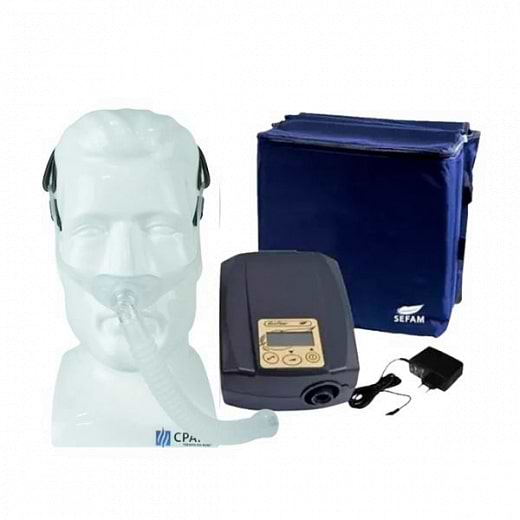 Kit CPAP EcoStar + Máscara Breeze Pillows - Sefam