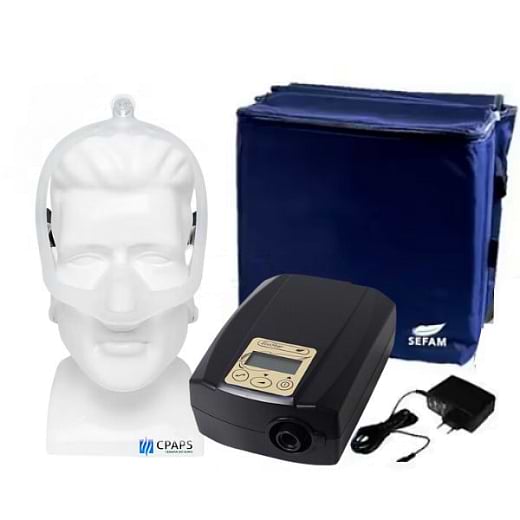 Kit CPAP Portátil EcoStar + Máscara nasal DreamWisp