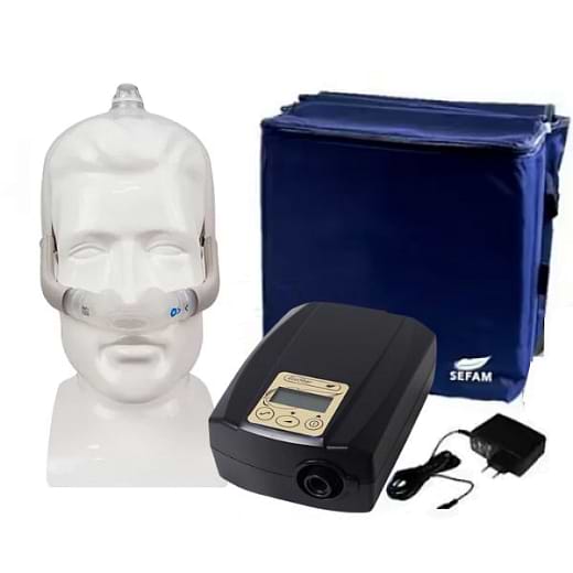 Kit CPAP Portátil EcoStar + AirFit N30i - ResMed 