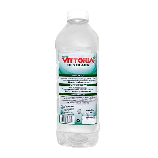 Água Destilada 1l - Vittoria