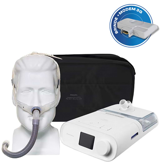 Kit CPAP Auto DreamStation C/ Umidificador + Máscara Swift FX