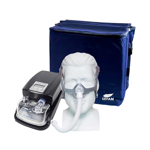 Kit CPAP Ecostar Automático com Umidificador + Máscara nasal Wisp
