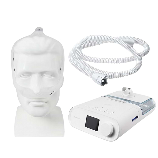 Kit Máscara DreamWear + Traqueia aquecida DreamStation + CPAP DreamStation com umidificador
