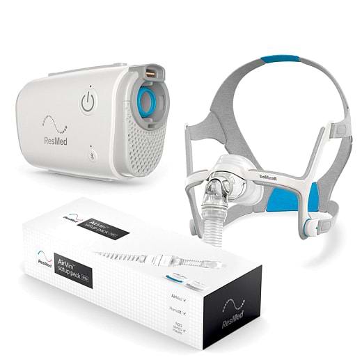 Kit CPAP portátil automático AirMini + Máscara AirFit N20