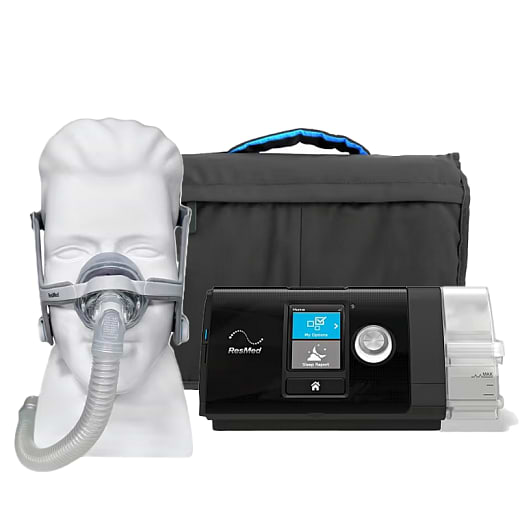 Kit CPAP AirSense 10 com Umidificador e Máscara Nasal AirTouch N20