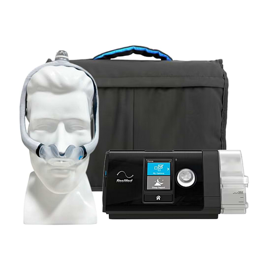 Kit CPAP AirSense 10 com Umidificador e Máscara Nasal AirTouch N30i