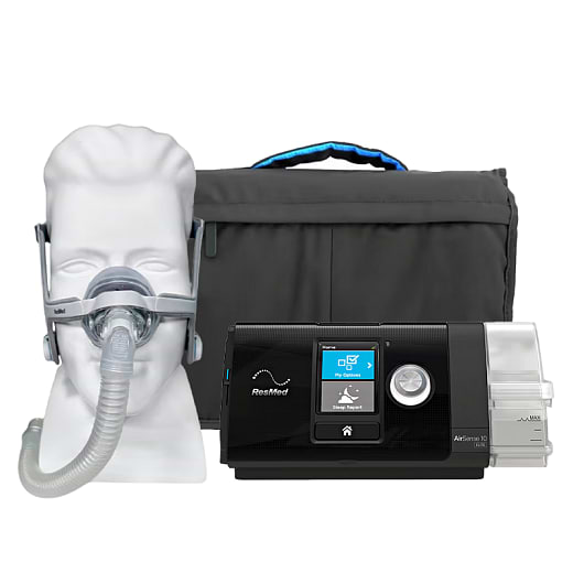 Kit CPAP AirSense 10 Elite com Umidificador e Máscara Nasal AirTouch N20