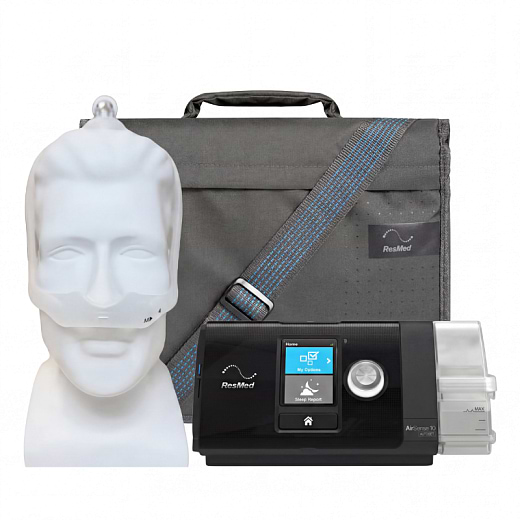 Kit CPAP Automático AirSense 10 Autoset com Umidificador e Máscara Nasal DreamWear
