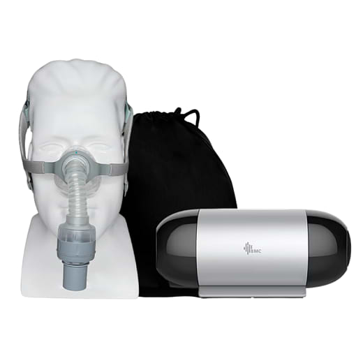 Kit CPAP Portátil Automático Mini M1 e Máscara Nasal iVolve N5AH BMC