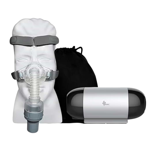 Kit CPAP Portátil Automático Mini M1 e Máscara Nasal iVolve N5H