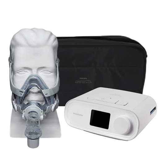 Kit CPAP Automático DreamStation e Máscara Facial AirTouch F20 For Her