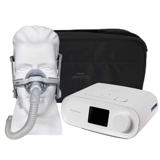 Kit CPAP Automático DreamStation com Máscara Nasal AirTouch N20