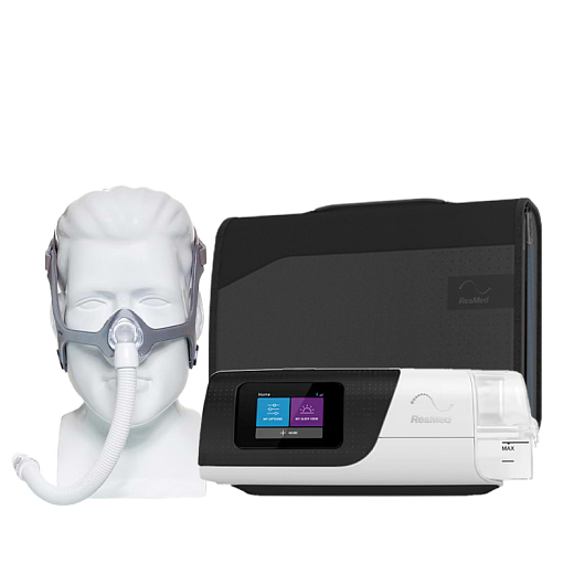 Kit CPAP Automático AirSense 11 AutoSet com Umidificador e Máscara Nasal Wisp