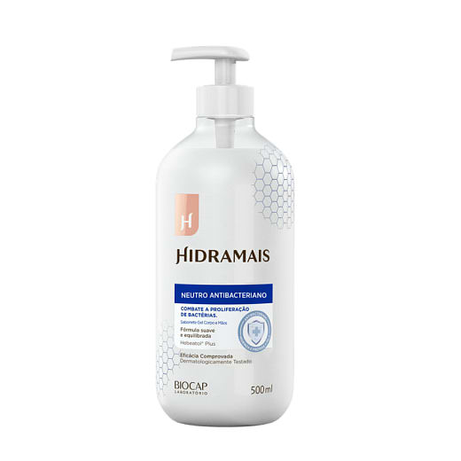 Sabonete Antibacteriano Neutro 500 Ml - HidraMais