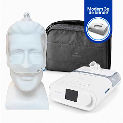 Kit CPAP Automático DreamStation com Umidificador e Máscara Nasal DreamWear 